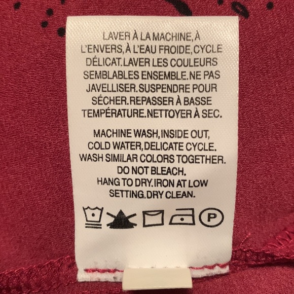 Bird Pattern Button Down Blouse - Picture 7 of 7